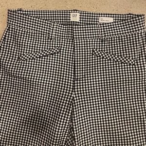 GAP Women’s Dress Pants Checkered Skinny Ankle Size 4